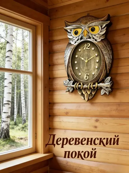 TROYKATIME Часы настенные интерьерные бесшумные для кухни