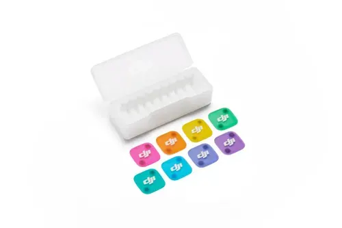Сменные магнитные передние крышки DJI Mic Mini 2 Multi-Color Magnetic Front Cover в удобном кейсе для хранения