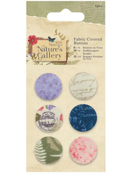 Docrafts Пуговицы декоративных Nature's Gallery 6 шт