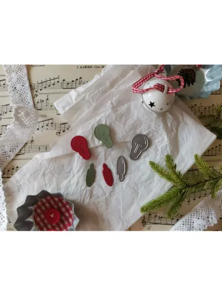 Scrapfriend Набор ножей для вырубки Лампочки, 2 штуки