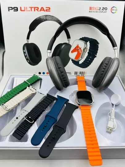 P9 Ultra 2 – Умные часы с беспроводными наушниками