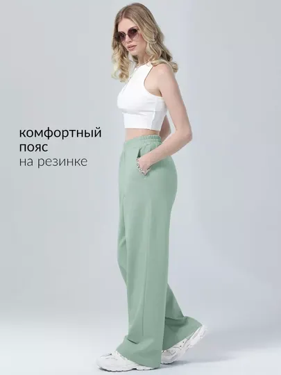 Брюки палаццо 2-нитка полестр кюлот