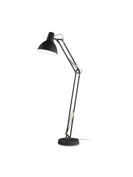 Ideal Lux Торшер напольный Техно Wally PT1 H160 42Вт e27 Черный 265292