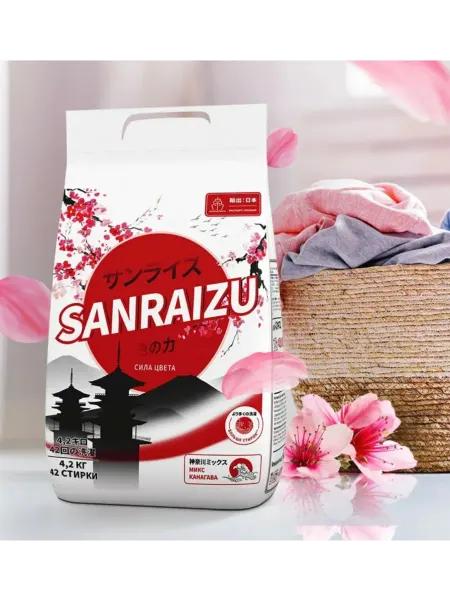 Sanraizu Стиральный порошок 4.2 кг Сила цвета