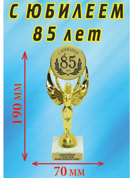 Подарок ARS Кубок подарочный "С юбилеем 85 лет"