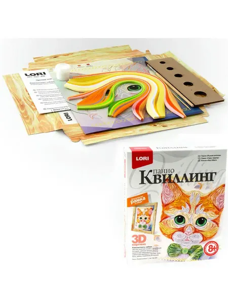 Lori Квиллинг Панно Рыжий котенок Квл-026