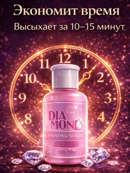 TOP_ONLY Клей для страз, для алмазной мозаики и пазл 120 мл
