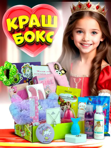 Краш бокс подарок дочке на день рождения боксы для девочек