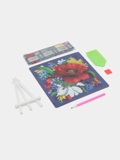 Алмазная мозаика на подрамнике, картины стразами антистресс игрушка, 20*20 см