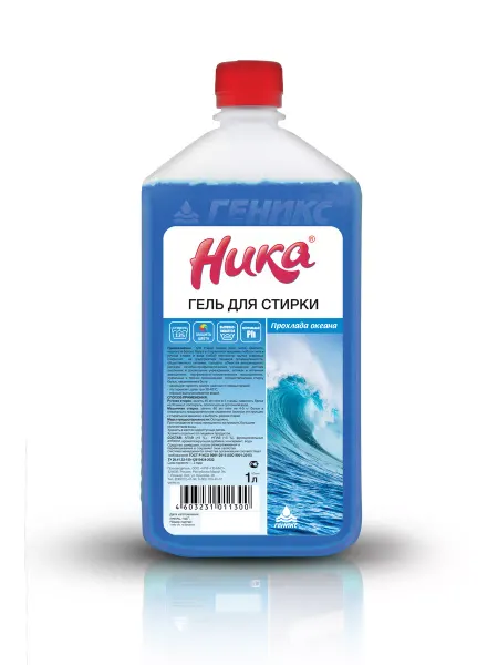 Ника геникс Гель для стирки Ника Прохлада океана, 1 л