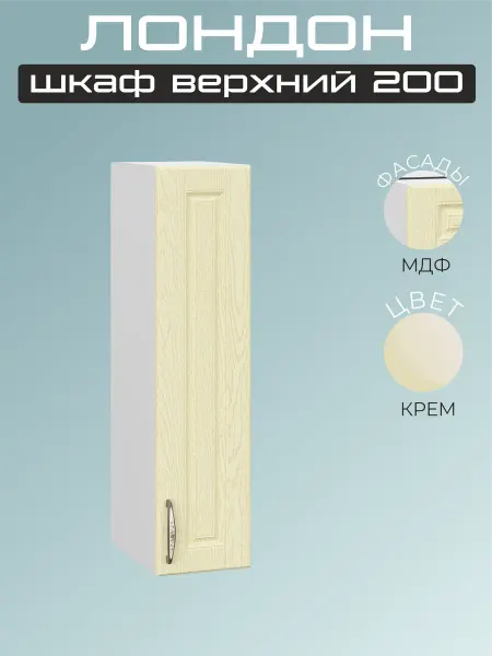 Мебель Перемен Шкаф кухонный настенный 20 см