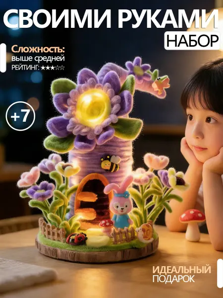 Детский набор для поделок и лепки для девочек