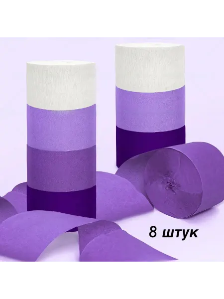 Декор Крепировванные ленты