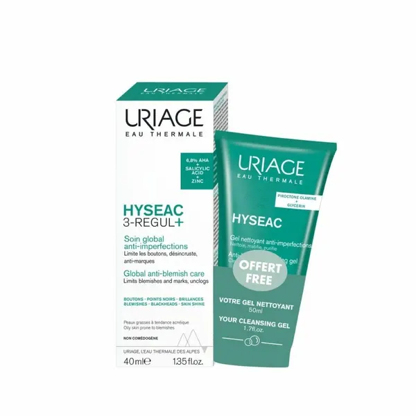 URIAGE Uriage набор Hyseac 3-Regul+ Универсальный уход 40 мл+Hyseac…