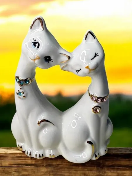 Сувенир керамика Кошки 12,2х9,1х4,5см