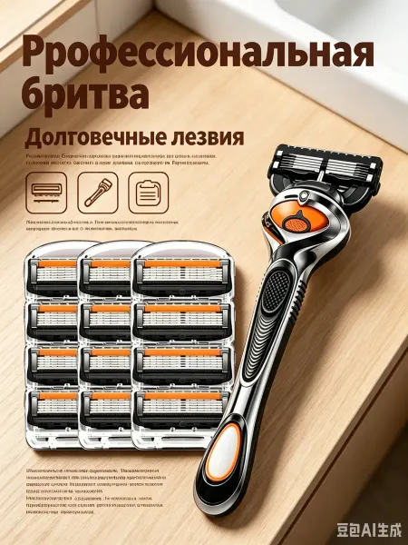 Xiaomi Бритва мужская + 12 кассет, 5 лезвий