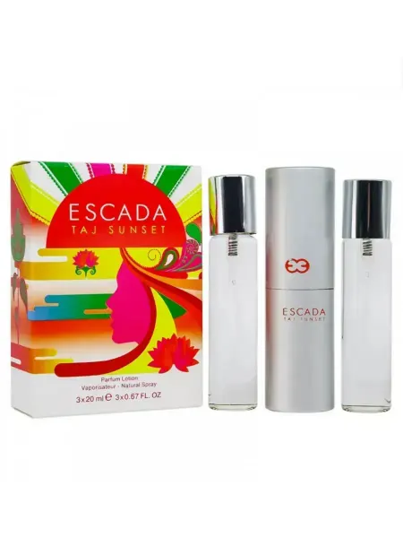 Духи в подарок Мини набор духов Escada Taj Sunset, 3*20 ml Ю-Эскаде таж