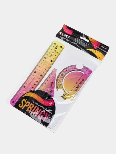Линейка гибкая Flex Rainbow 20 см, 3 набора LAN-004