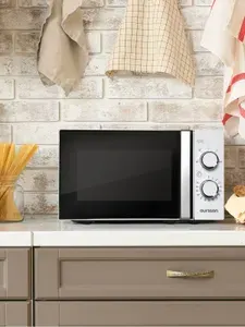 Микроволновая печь Oursson MM2009B/WH, СВЧ 700 Вт, таймер 35 минут, 5 мощность, 20 литров. Товар уцененный