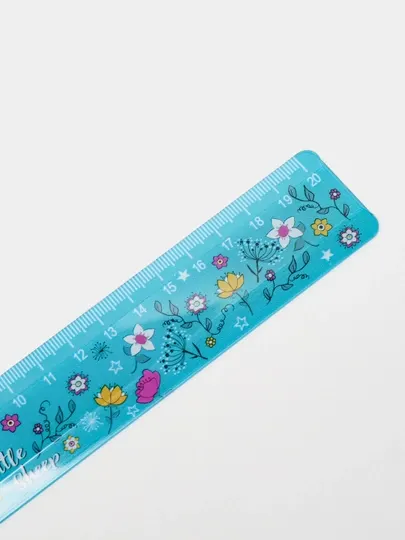 Линейка пластиковая ErichKrause, 20 см, ассорти для девочек 59654