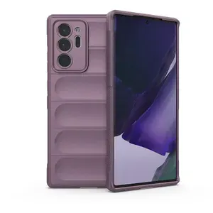 Противоударный чехол Flexible Case для Samsung Galaxy Note 20 Ultra (сиреневый)