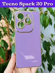 Чехол на Tecno Spark 20 Pro / Техно Спарк 20 Про силиконовый inli (Пурпурный)