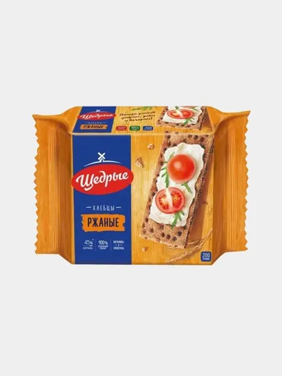 Хлебцы Щедрые, ржаные, 200 г