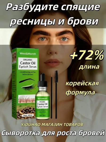 Тушь сыворотка для роста ресниц 3.5мл без горMоHоB