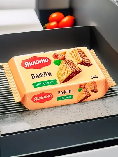 Вафли Яшкино, Ореховыe 200 г