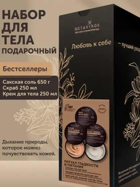 BOTAVIKOS Набор для ухода за телом «Ритуал гладкости и питания»