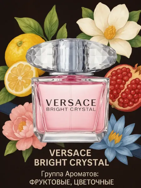 Духи Bright Crystal Туалетная вода женская, 90 мл
