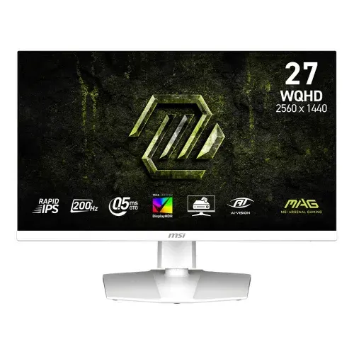 MSI 27" Монитор (9S6-3CF99T-011), IPS, 2560x1440 2K, 200 Гц, белый