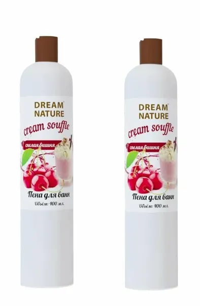 Dream Nature Пена для ванн Спелая вишня, 400 мл, 3 шт
