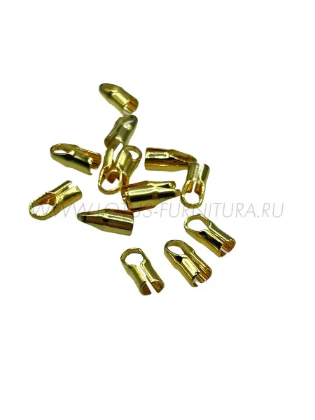 LOTUS jewelry parts Концевик для шнура обжимной бижутерия 20шт