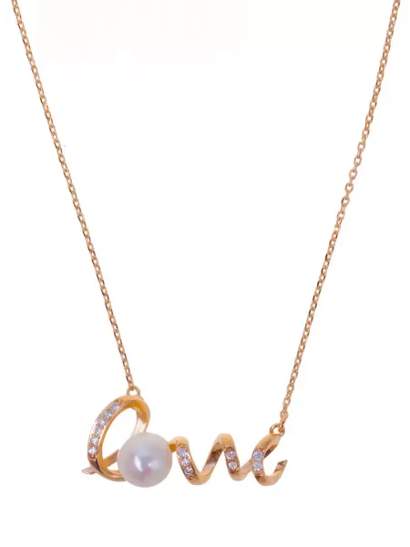 Lotus jewelry Колье с жемчугом "Романтика"