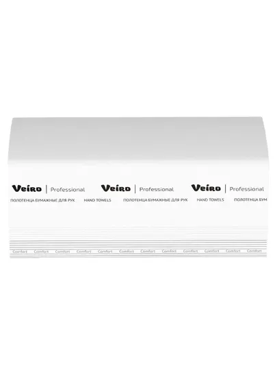 KV205 Полотенца бумажные V-сложение, Veiro Professional Comfort, двухслойные, 200 листов