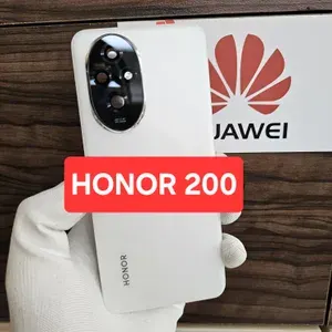 Крышка для HONOR 200 оригинальная (заднее стекло) цвет: Белый лунный