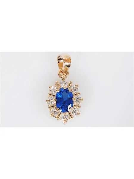 Lotus jewelry Кулон со шпинелью "C лучами"