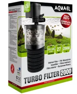 Внутренний фильтр для аквариума тройной очистки Aquael TurboFiltr 2000, 2000л/час