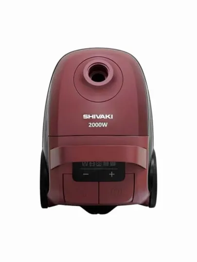 Пылесос Shivaki VCC4530 WIN TB, контейнерный, 2000Вт, HEPA фильтр, турбощетка, винный цвет