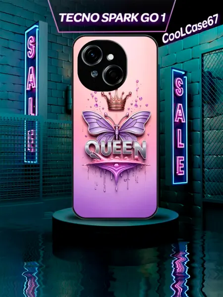 CooLCase67 Чехол на телефон Tecno sparkgo 1 Королева