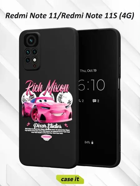 Case it Чехол на Redmi Note 11 11S 4Gс принтом Rich mixon