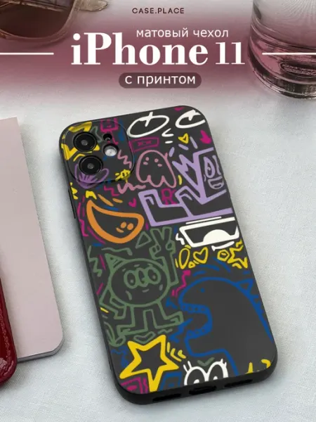 Case Place Чехол на iPhone 11 граффити