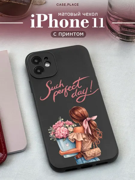 Case Place Чехол на iPhone 11 с девушкой