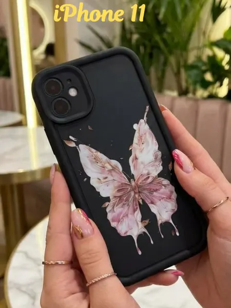 FuturaCase Чехол на iPhone 11 розовый с бабочкой
