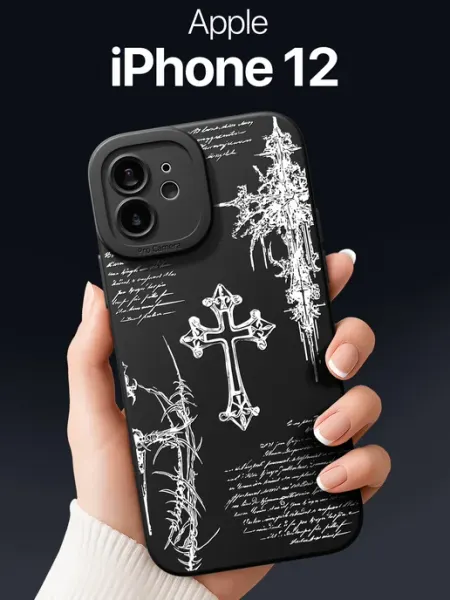SCDesign Чехол на iPhone 12 с крестами