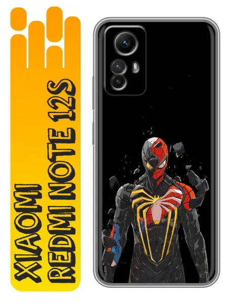 360skin Чехол на Xiaomi RedMi Note 12S Spiderman Человек паук