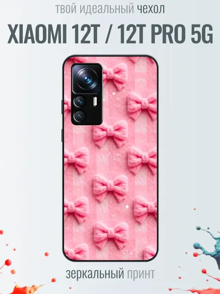 TrendyCase67 Чехол на Xiaomi 12T принт с бантиками