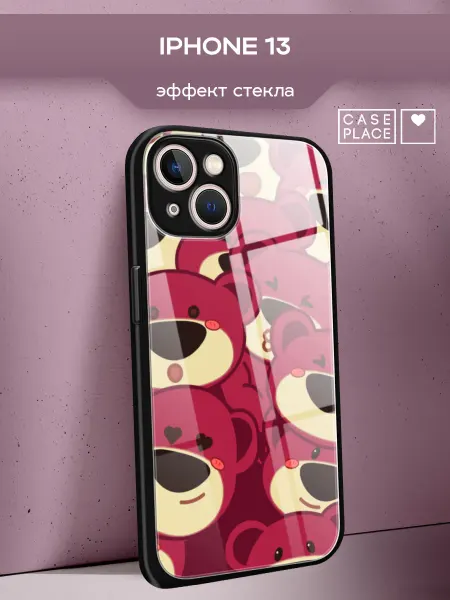 Case Place Чехол на iPhone 13 с медведем