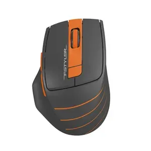 Мышь компьютерная A4Tech Fstyler FG30S серый/оранжевый оптическая (2000dpi) silent беспроводная USB (6but)